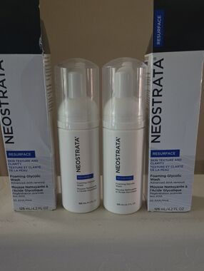 NEOSTRATA RESURFACE GLYCOLIC WASH. **TWO** 125ML  BOTTLES. RETAILS $60 EACH!